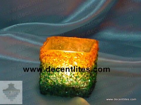 Color Crinkle  Candle Holder