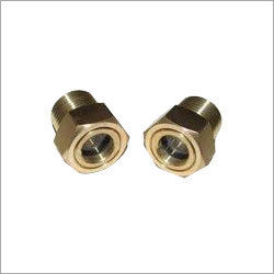 Golden Round Brass Drain Plug