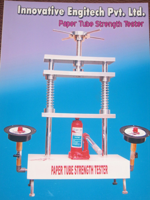 Paper tube strength tester