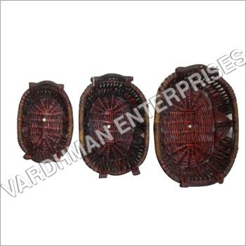 Matte Lamination Designer Wooden Basket Set