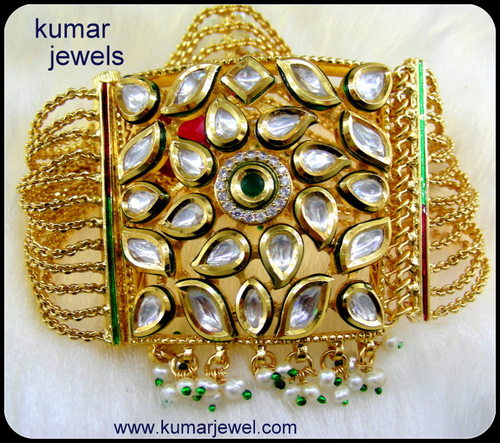Kundan Chain Bracelet.
