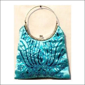 Sequin Canvas Hobo Bags