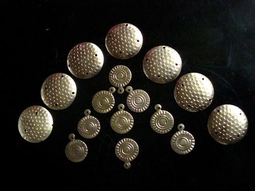 Circle Shaped Brass Sequins