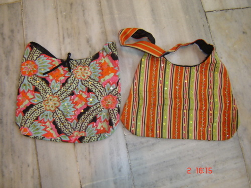 Sequin Cotton Tote Bags