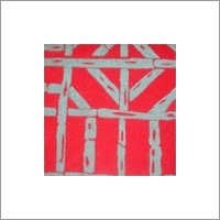 Double Flock Paper - Geometric Pattern, Red Color, Variable Thickness & Gsm | Tear Resistant, Lightweight, Eye-catching Design, Versatile Use