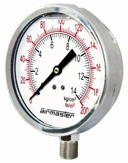 Gas Pressure Gauge Dial Material: Glass