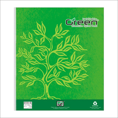 Green Executive Spiral Pad