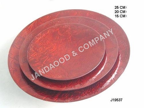 aluminum tray and bowl with food safe enamel
