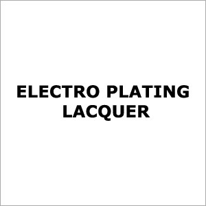 Electroplating Lacquer
