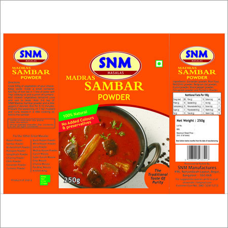 Instant Sambar Powder Instant Sambar Powder
