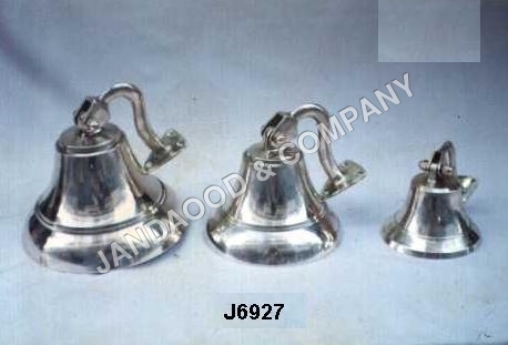 Brass bell with mirror polish