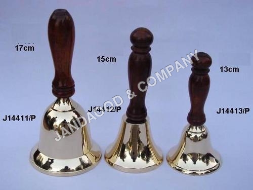 Brass bell with mirror polish