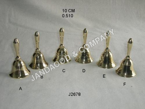 Brass bell with mirror polish