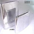 Aluminium vase with mirror polish finish
