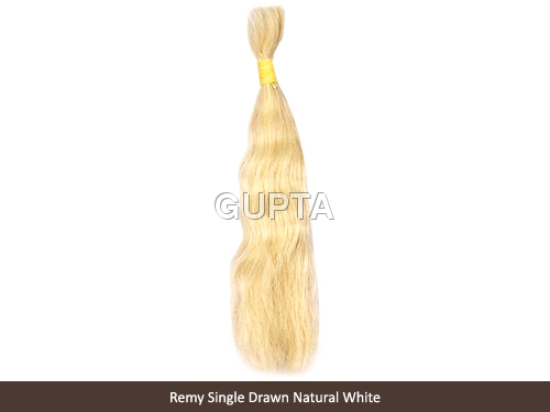 Remy Single White Human Hair