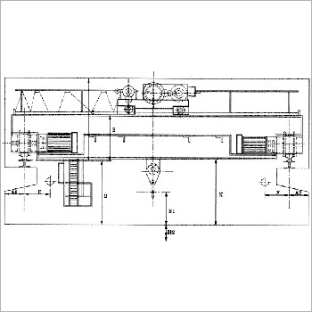 Industrial EOT Cranes - Steel, 10-100 Tons Lifting Capacity, 10-30 Meters Span | Heavy Duty, High Capacity, Precise Control, Efficient Lifting