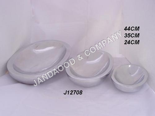 Aluminium Tray and Bowls 