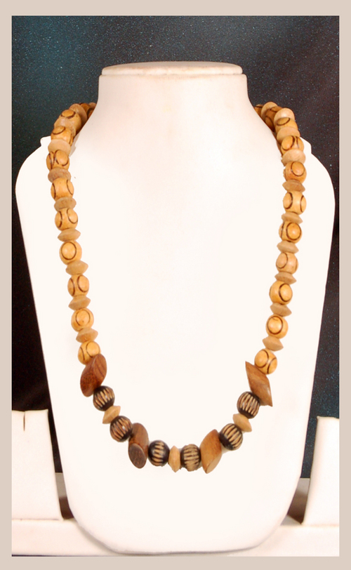 Wooden necklace