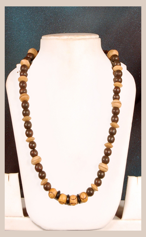 Wooden necklace