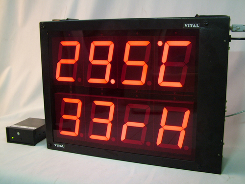 Led Temperature Display Application: Commercial