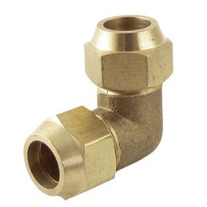 90 Degree Brass Double End Elbow By PARTS & SPARES