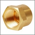 Golden Brass Seal Plug Internal Flare End