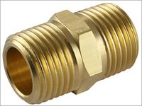 Golden Brass Reducing Hex Nipples