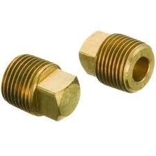 Golden Brass Square Head Plug