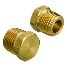 Golden Brass Pipe Thread Pipe Cap