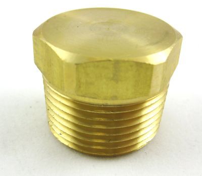 Golden Brass Hex Head Plug