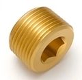 Brass Countersunk Hex Plug