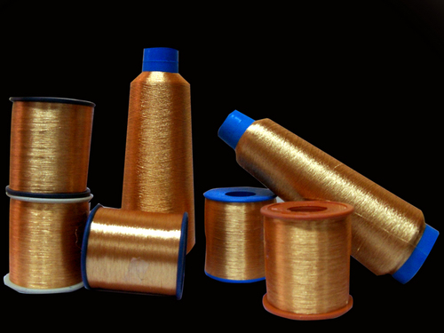 Fluorescent Metallic Zari