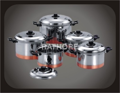COPPER BOTTOM STOCK POT