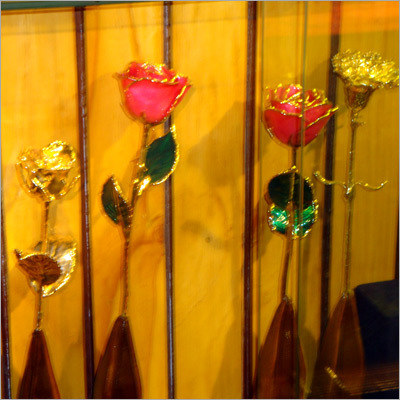 Gold Plated Flower Jewellery Items
