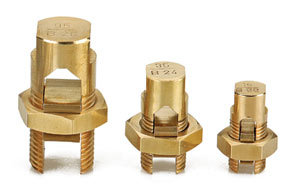Brass split bolt connector