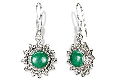Malachite Earring