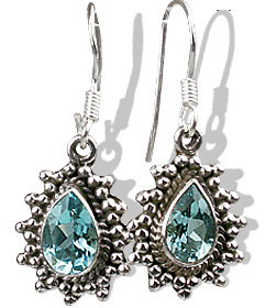 Blue Topaz Earring