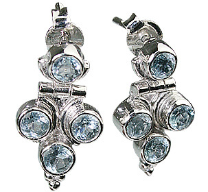 Blue Topaz Earring