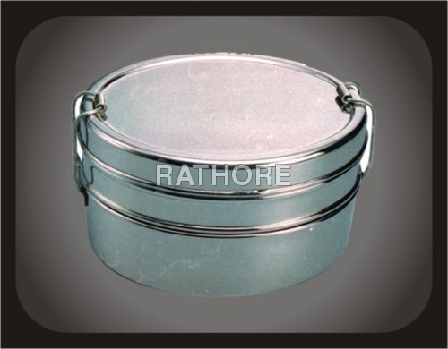 OVAL DOUBLE LUNCH BOX