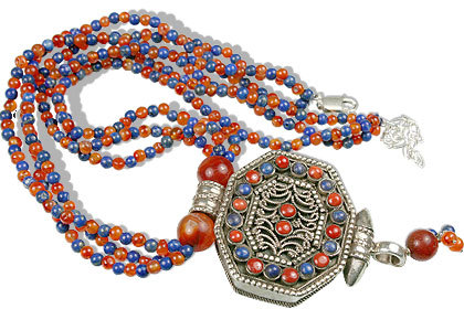 Carnelian / Lapis Lazuli Necklaces