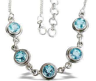 Blue Topaz Necklaces