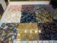 Gemstone slabs