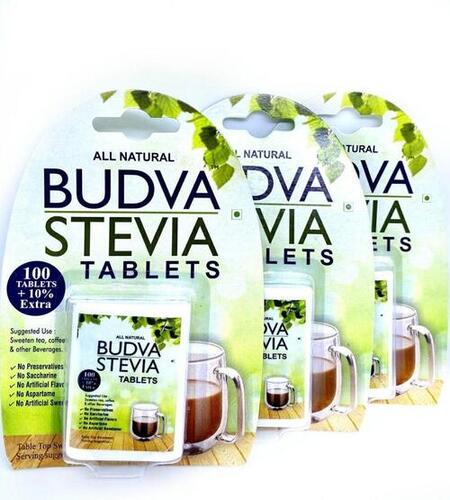 Budva Stevia Tablets - Flavor: None