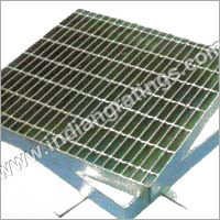 Heavy Duty Steel Grating - Stainless Steel, 8-12 Mm Width, Square Shape, Polished Surface Treatment | Abrasion Resistant, Lightweight, Durable