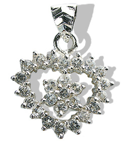 White Topaz Pendant