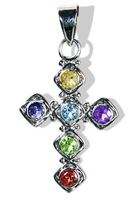 Multi - Stone Pendant