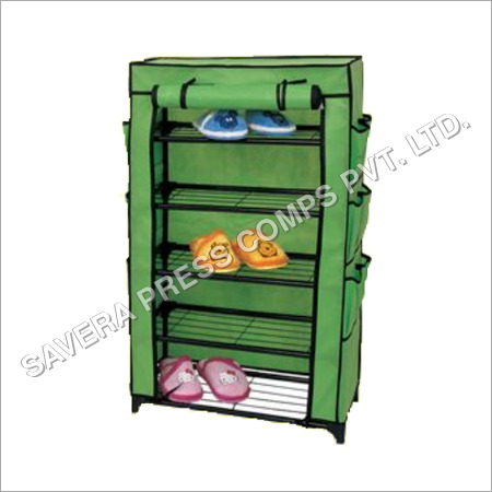 Green Shoe Rack