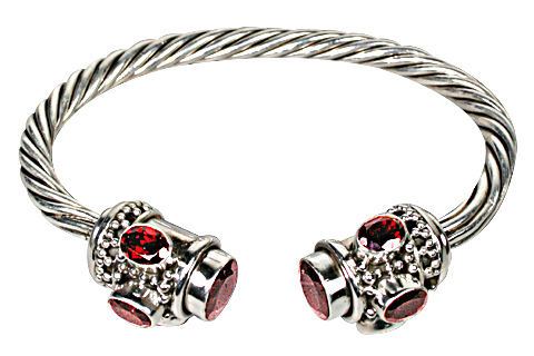 Garnet Ethnic Bracelet