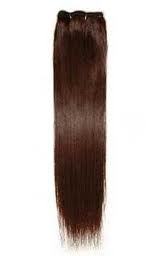 Machine Weft Straight Exporters - Human Hair 12-30 Inches Brown, Double Drawn, Soft Texture, Natural Look, Durable