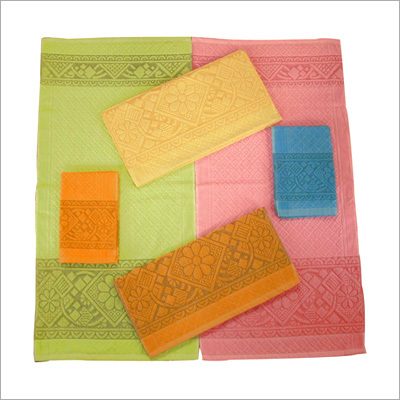 Solid Jacquard Towels